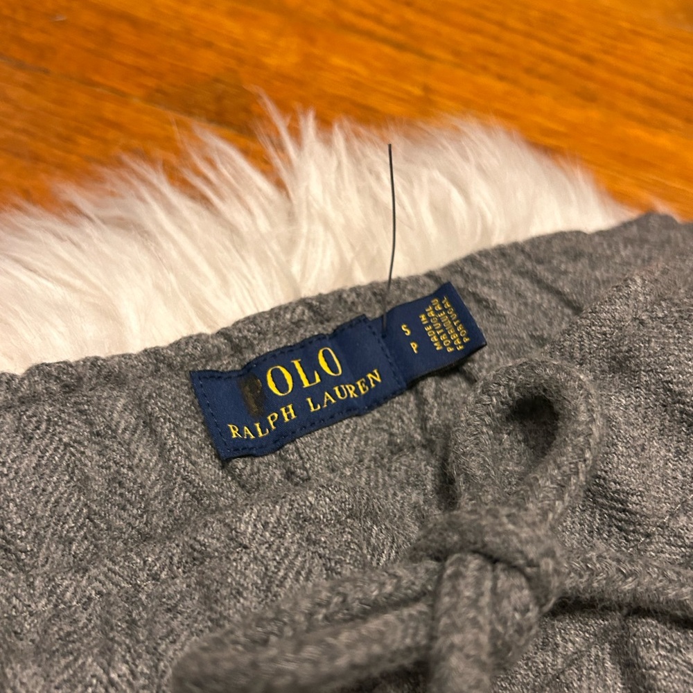 NWOT Women’s Polo Ralph Lauren Herringbone Straight-Leg Drawstring Pant - Picture 3 of 9